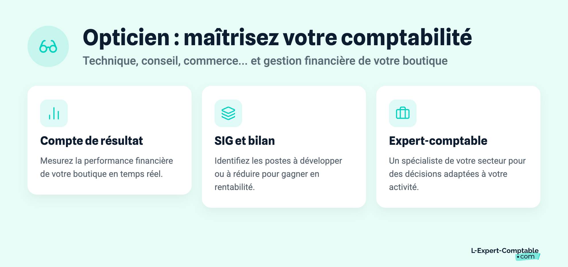 Opticien : maîtrisez votre comptabilité
